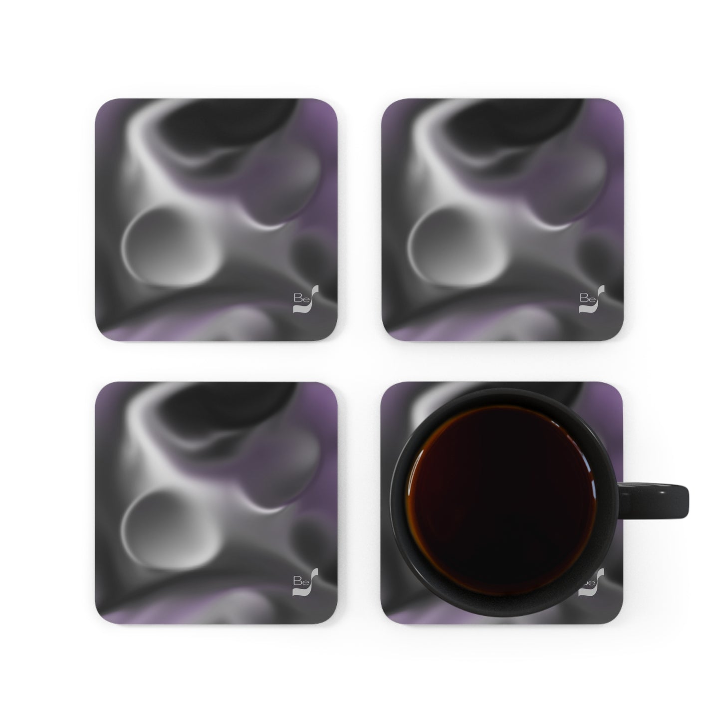 Moon Specks BeSculpt Corkwood Coaster Set of 4