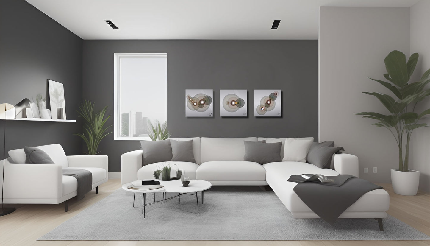 Galactic Planetary Nebula 69 BeSculpt Art on Metal