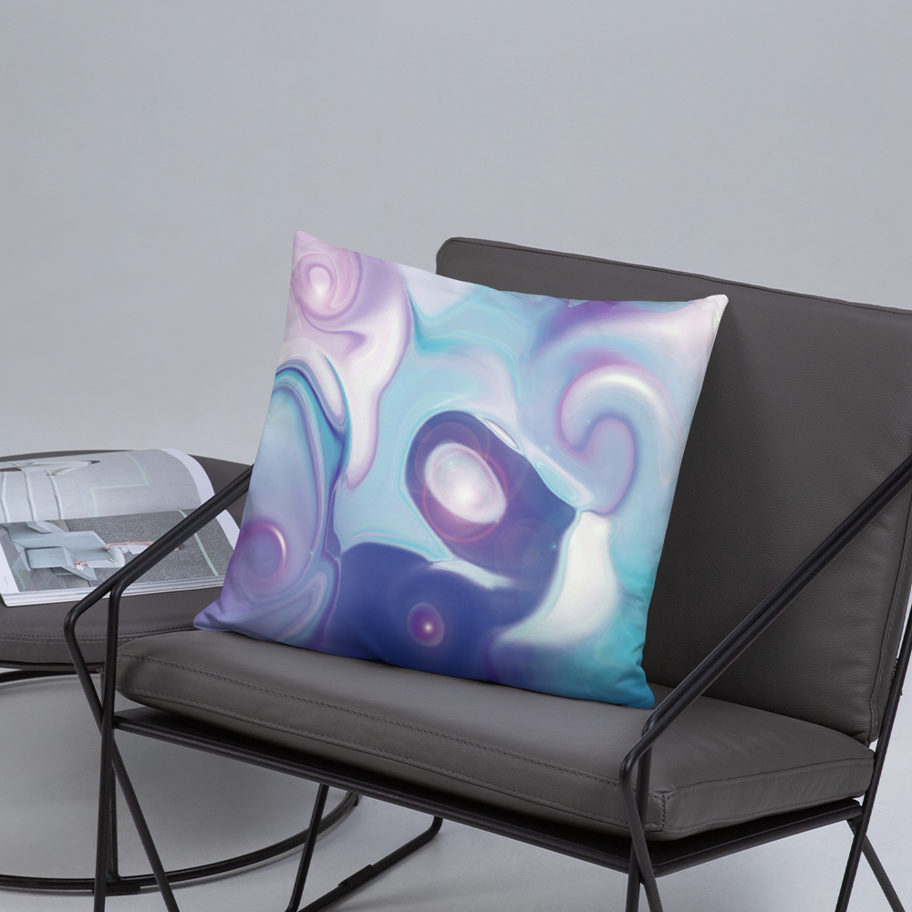 Space Elephant BeSculpt Kids Throw Pillow R