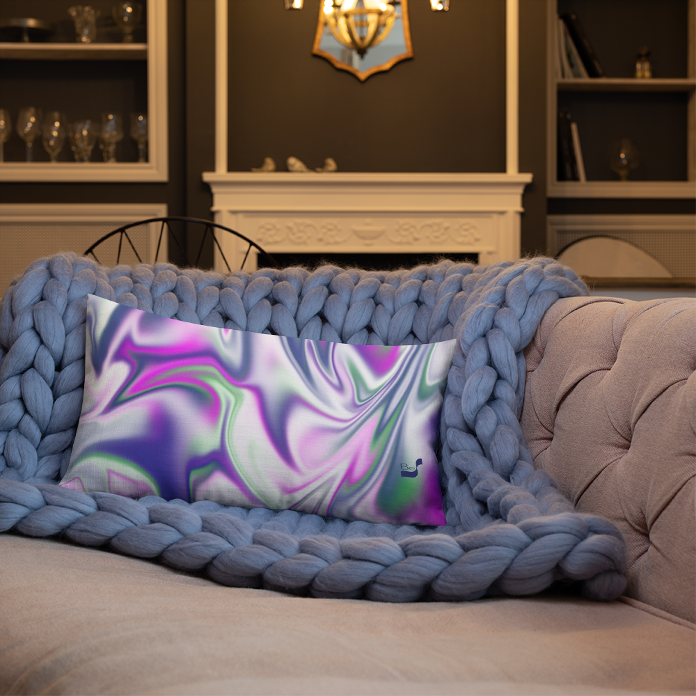 Burst BeSculpt Throw Pillow (Fabric with a linen feel)