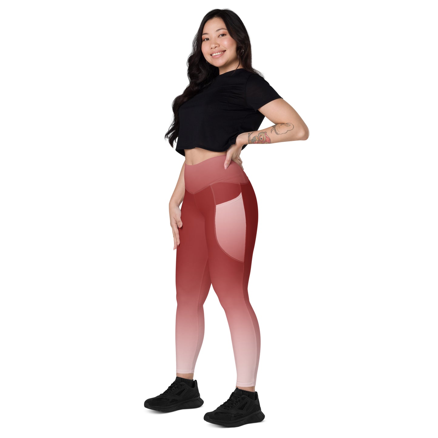 Cherrie Gradient BeSculpt Women Leggings wPockets