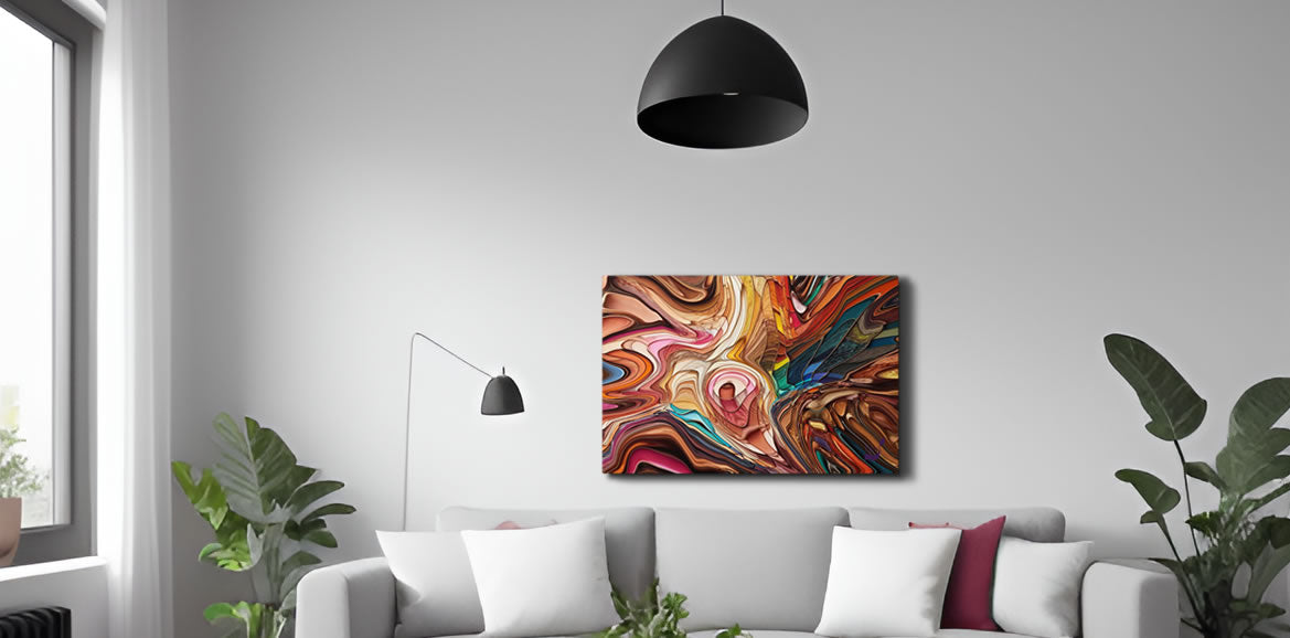 Color Theory — Digital Art Giclée on Metal