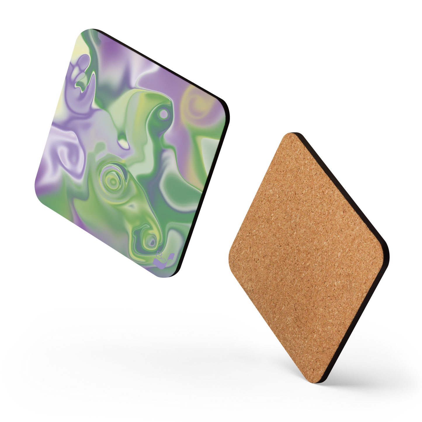 Crazy World BeSculpt Cork-back Coaster