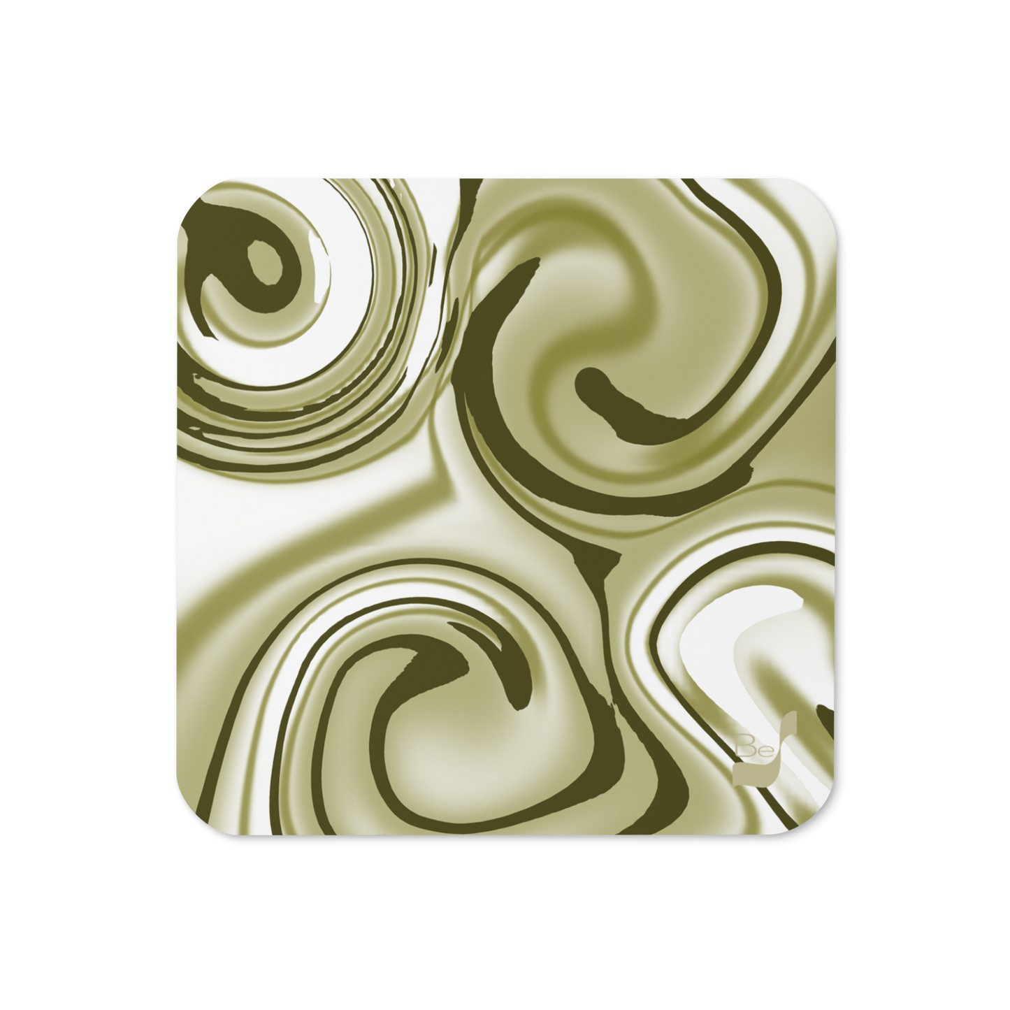 Retro BeSculpt Cork-back Coaster