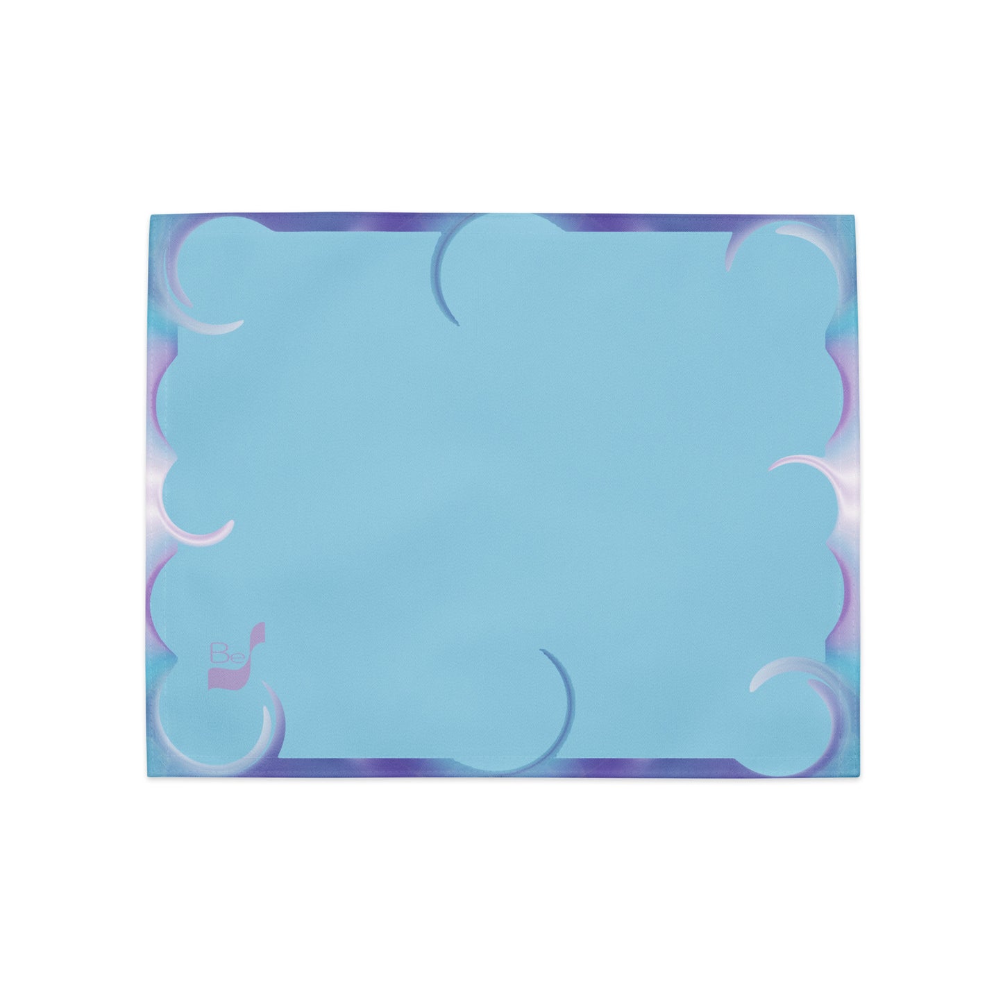 Swirling BeSculpt Kaleidoscope Turquoise S Placemat Set of 4