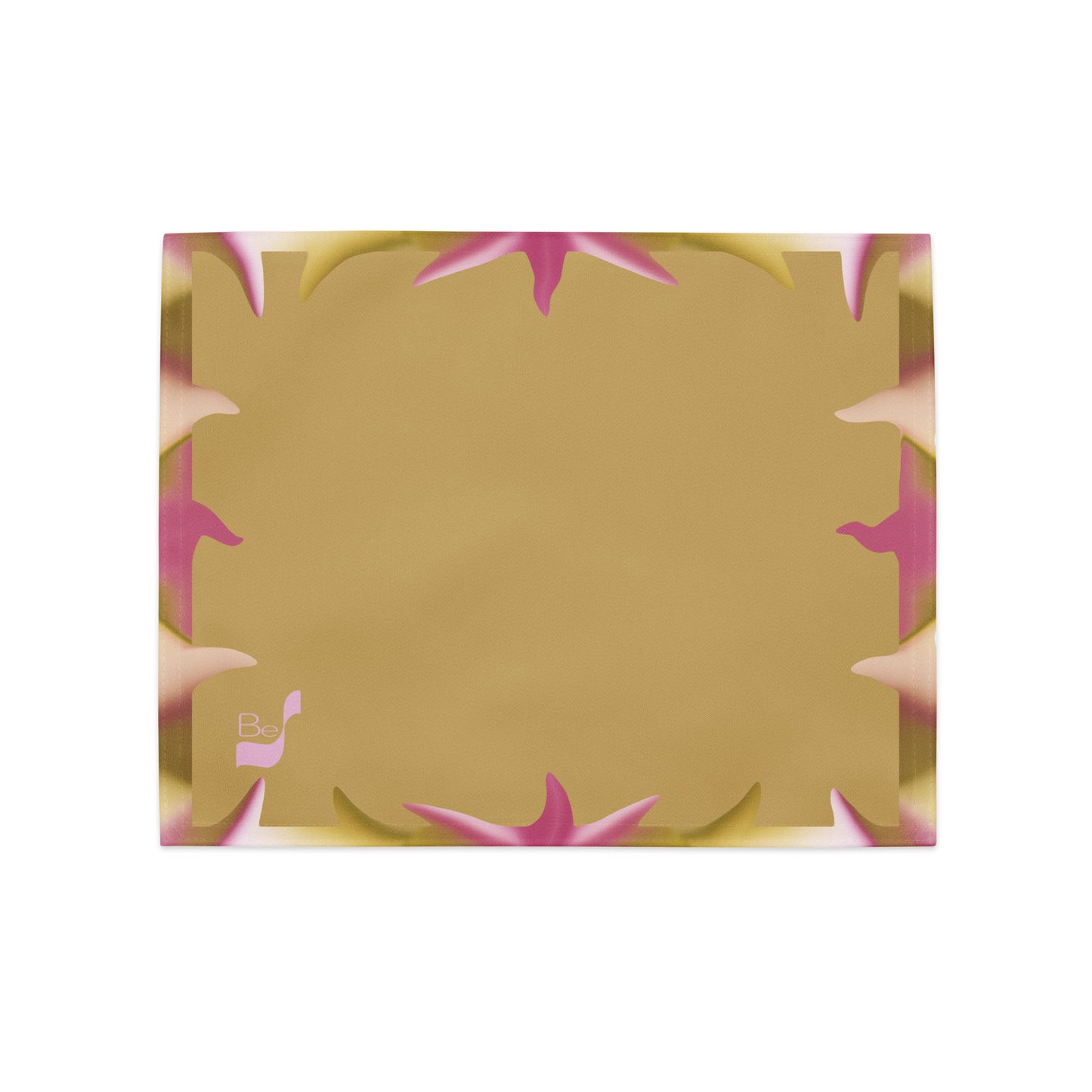 Ribbons Rose BeSculpt Kaleidoscope Munsell Yellow Placemat Set of 4