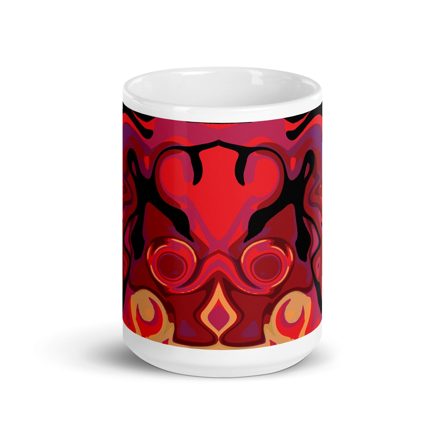 Reaching BeSculpt Abstract Art Kaleidoscope Mug Image No 1