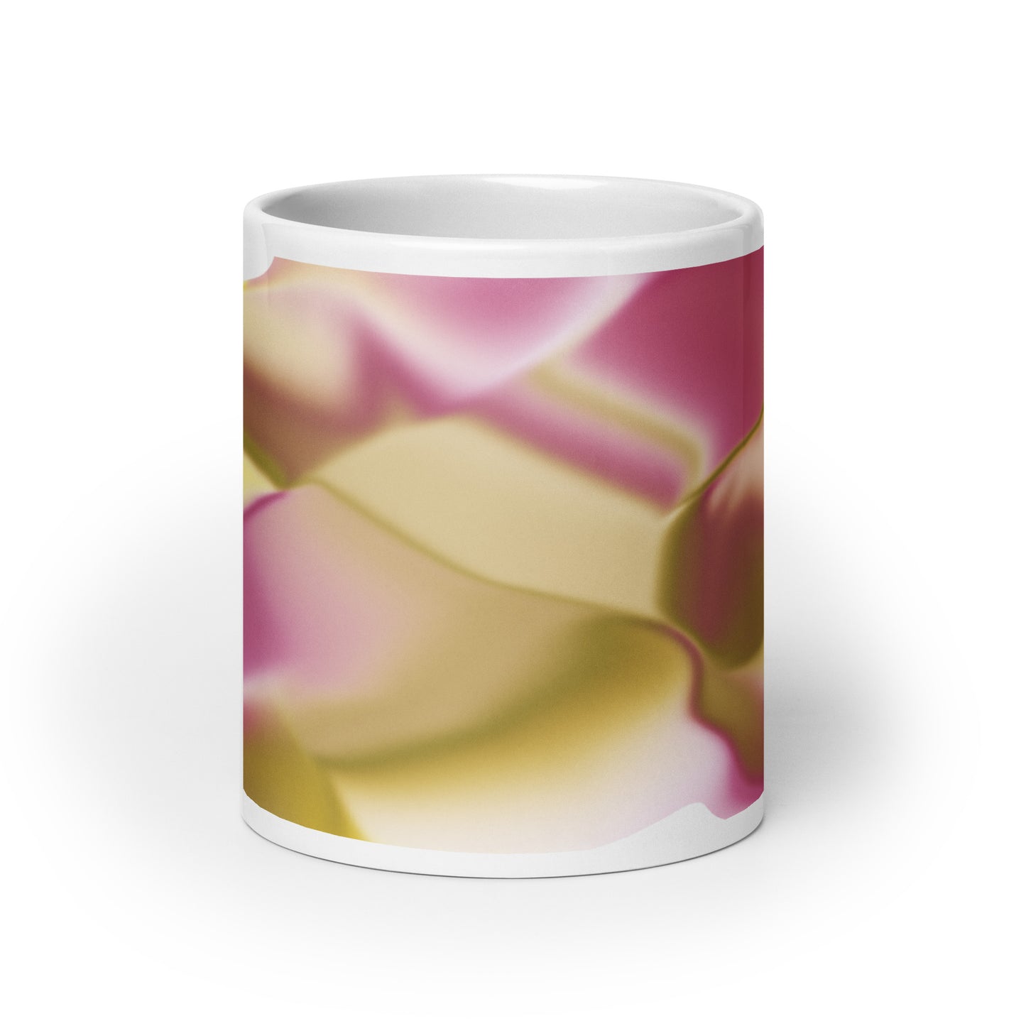 Ribbons Rose BeSculpt Abstract Artwork Mug 4