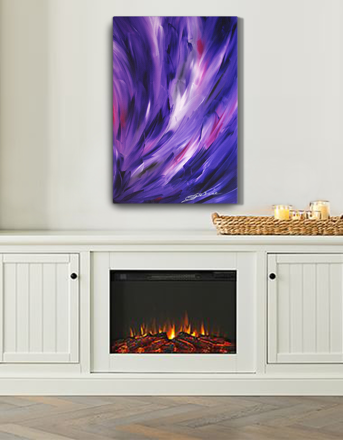 Dual Reflection BeSculpt Giclée on Canvas