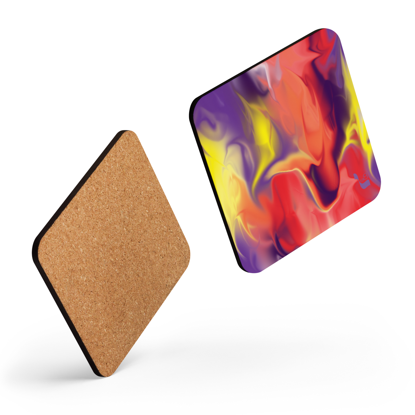 Airless BeSculpt Cork-back Coaster R