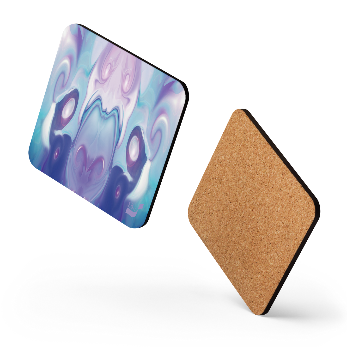 Space Elephant BeSculpt Kids Cork-back Coaster 2