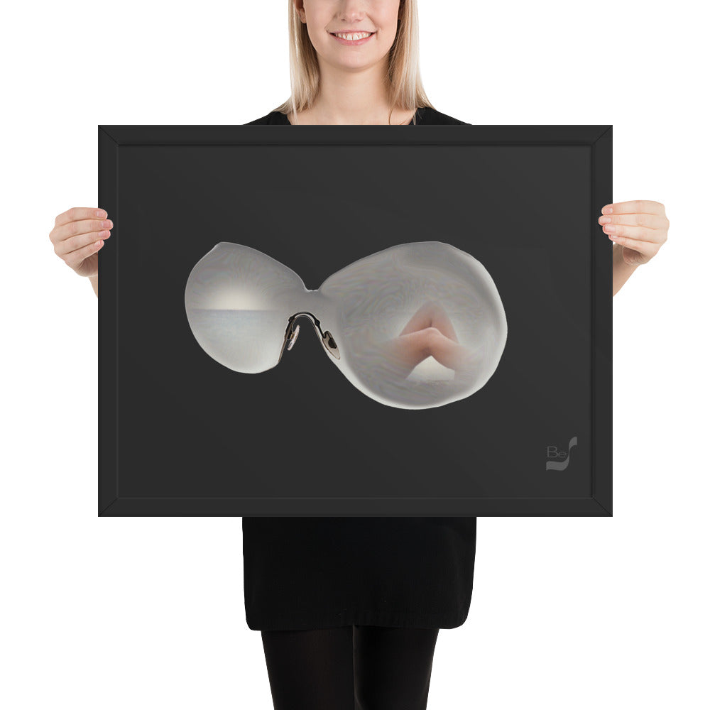 Through the Glasses — Photographic Art Giclée Framed