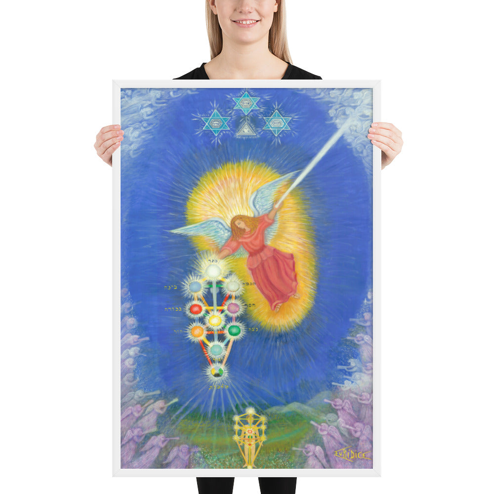 The Angel of Life BeSculpt Giclée Framed