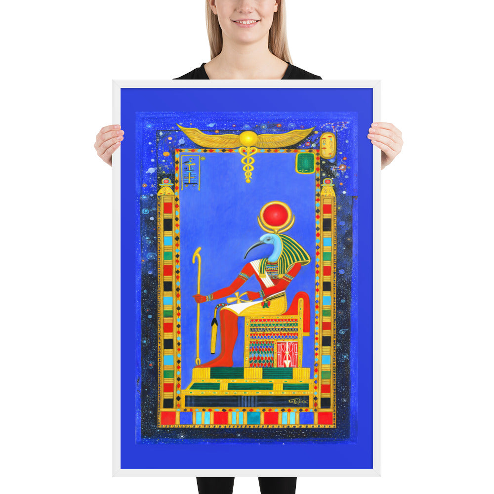 God Thoth BeSculpt Giclée Framed