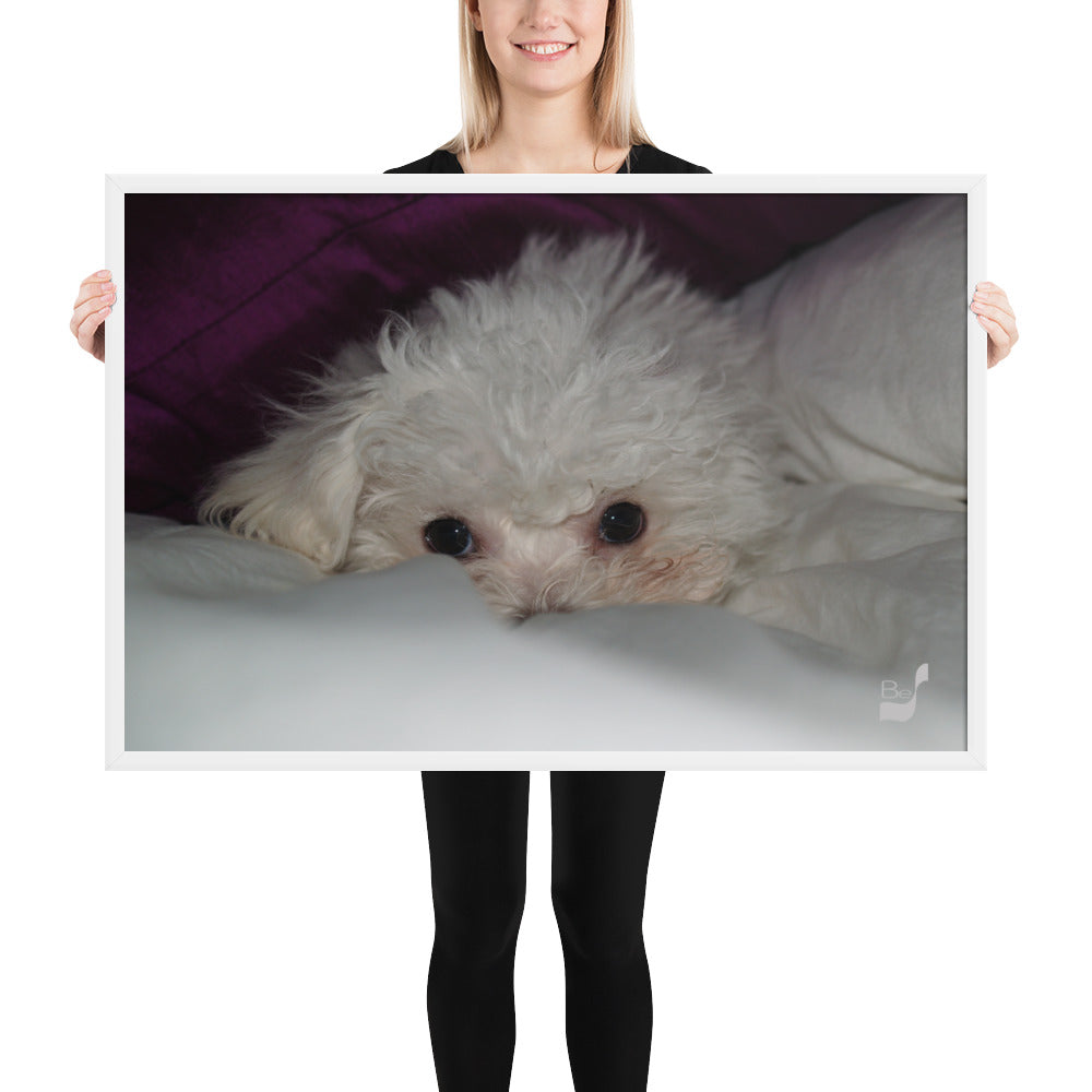 Peeking BeSculpt Framed Photo-Art