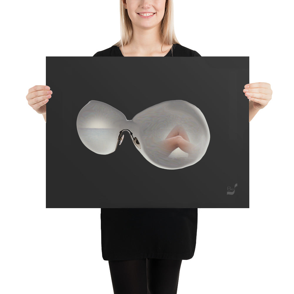 Through the Glasses BeSculpt Photo-Art Print