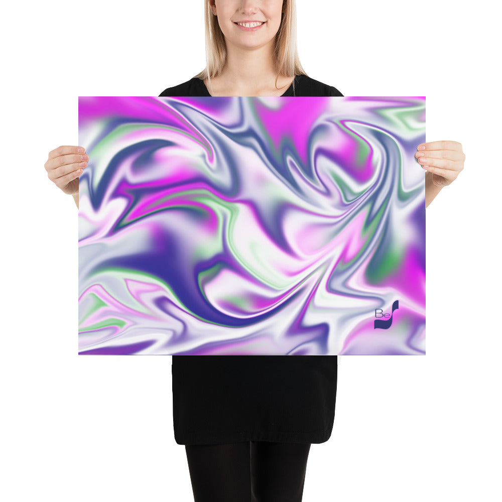 Burst BeSculpt Abstract Art Print