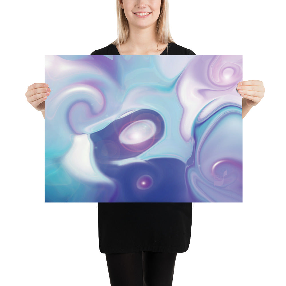 Space Elephant BeSculpt Kids Art Print/Poster R