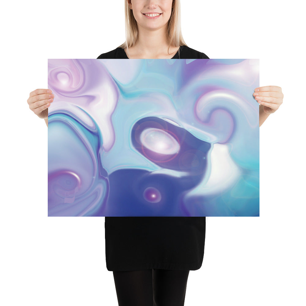 Space Elephant BeSculpt Kids Art Print/Poster