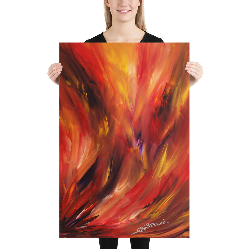 Witnessing Inferno BeSculpt Giclée Paper