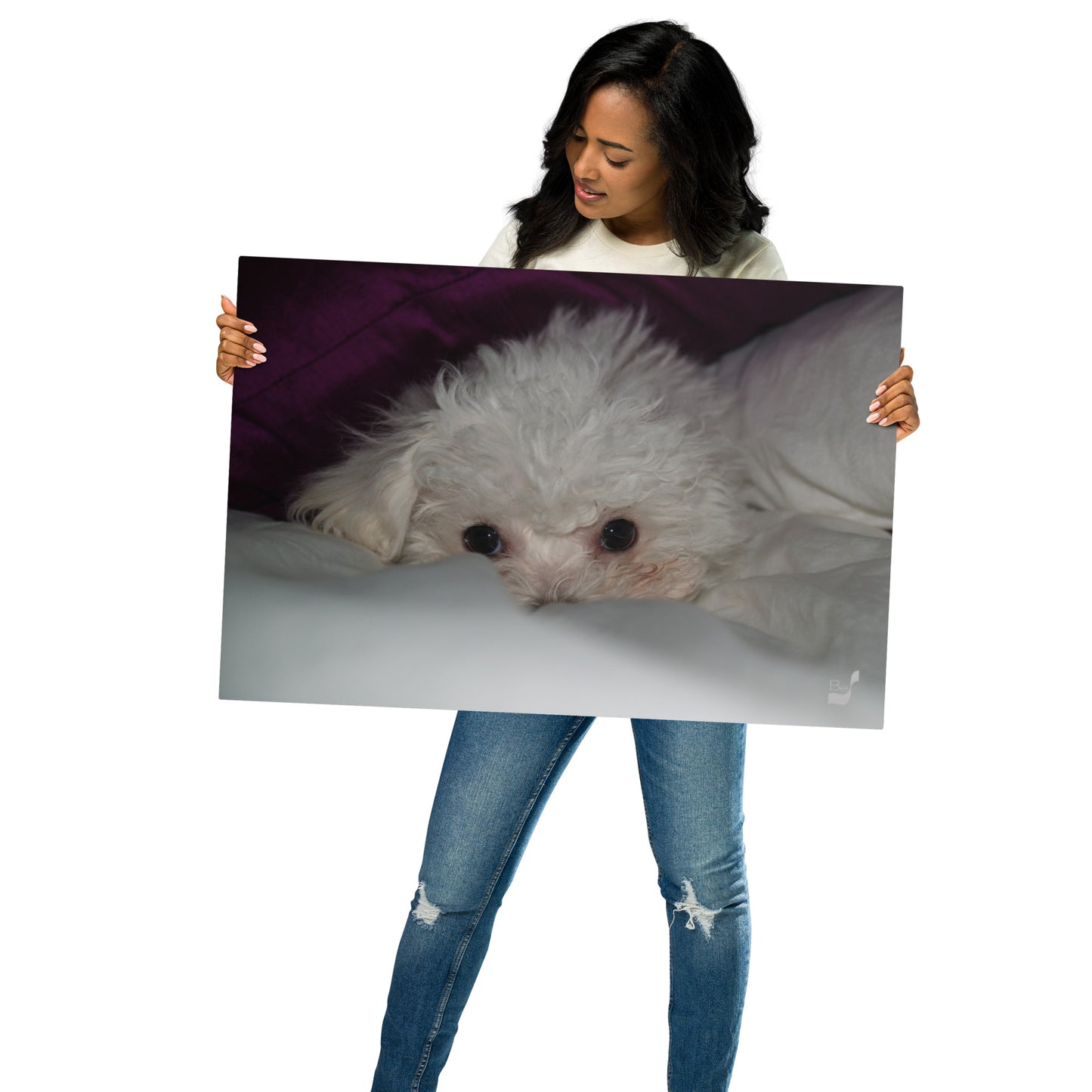 Peeking BeSculpt Metal Photo-Art