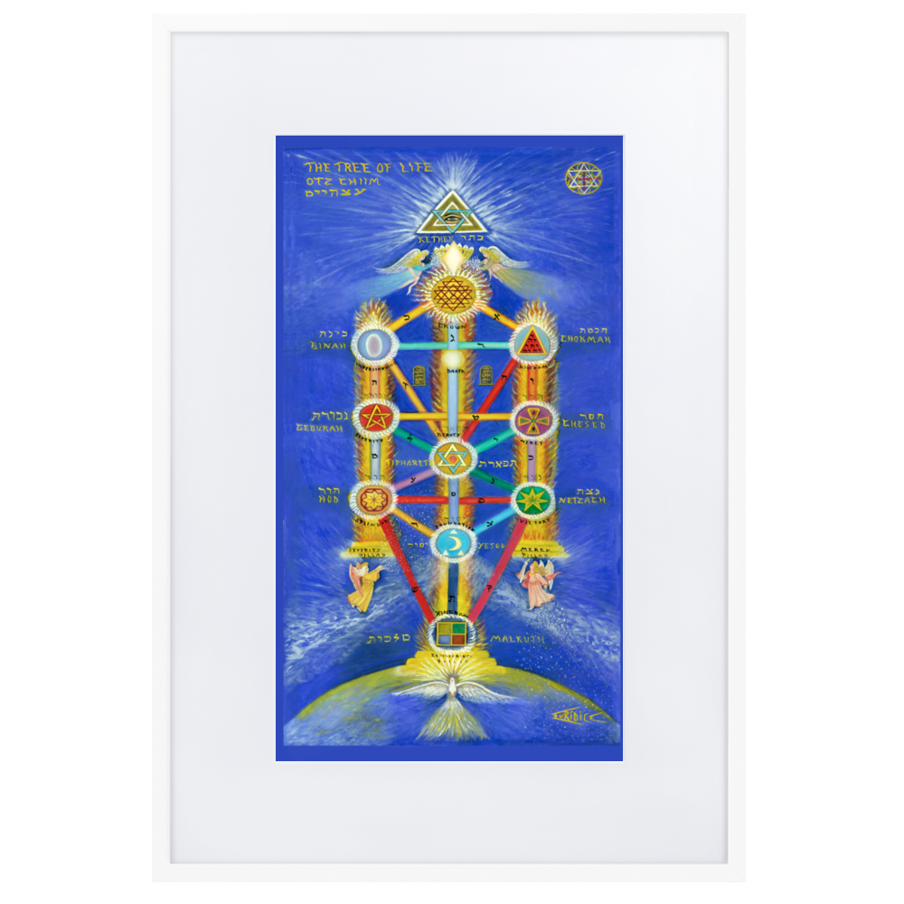 Geometrias Sagradas BeSculpt Giclée with Matboard Framed