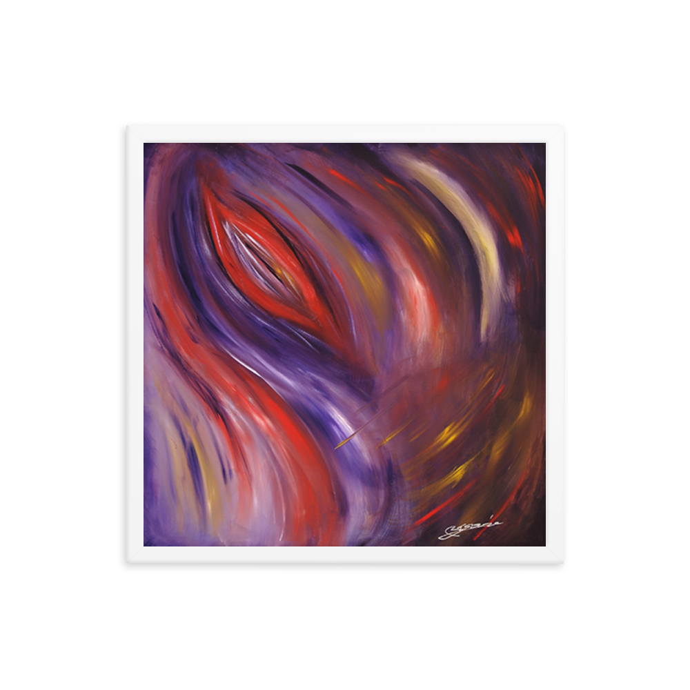 Flirting BeSculpt Giclée Framed