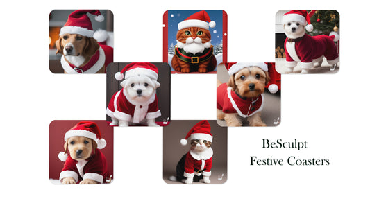 BeSculpt Festive Coasters