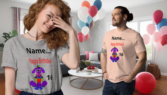 Unleash Your Inner Kid: Happy Birthday Love Pup T-shirt Edition!