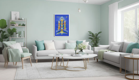 Geometrias Sagradas BeSculpt Giclée Framed