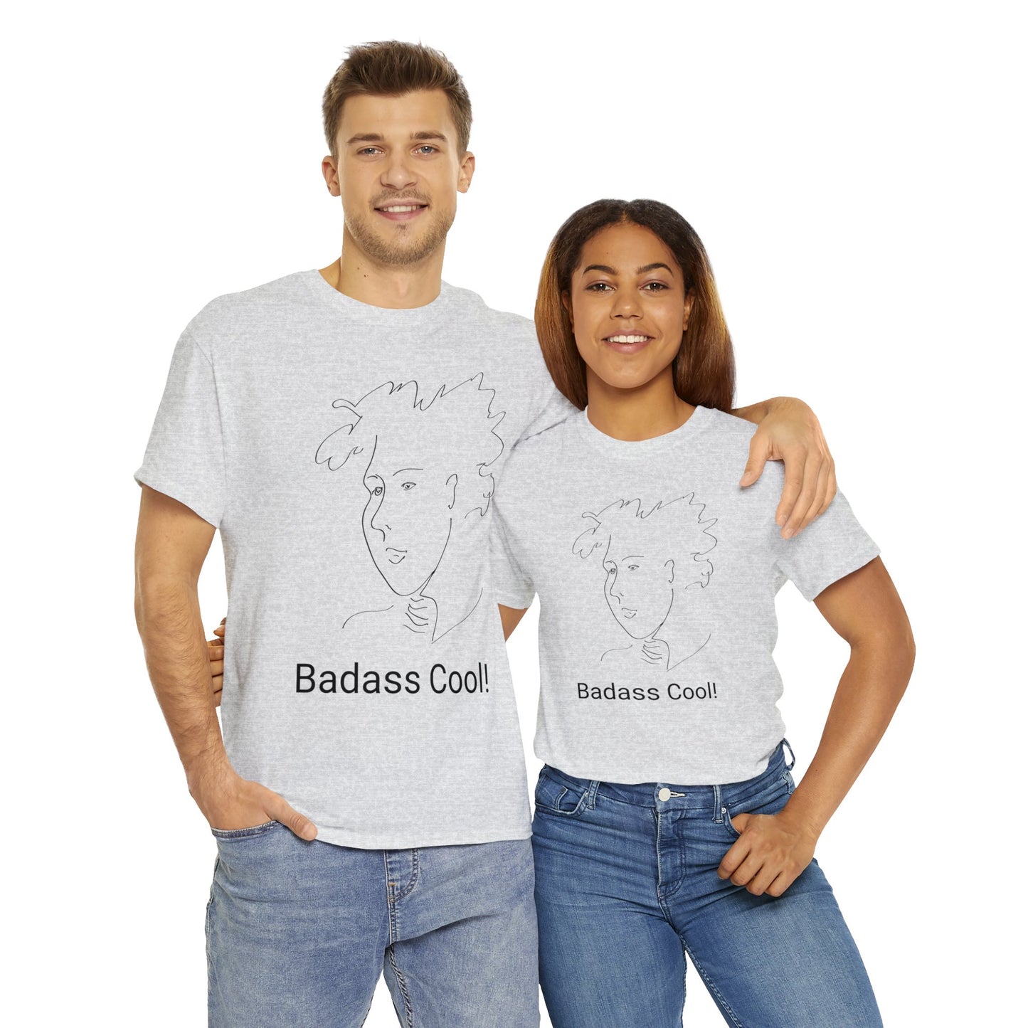 Badass Cool BeSculpt Unisex Heavy Cotton Tee