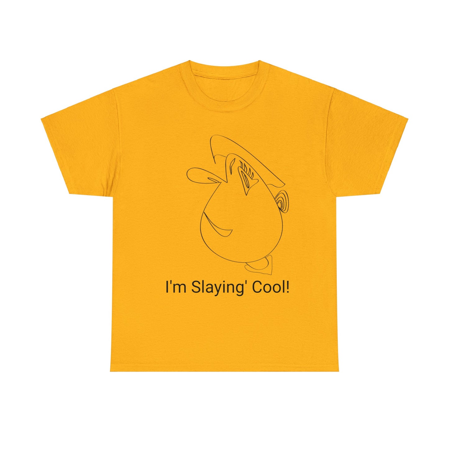 I'm Slayin' Cool! BeSculpt Unisex Heavy Cotton Tee