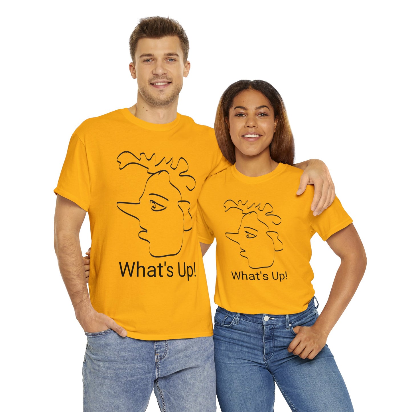 What's Up! BeSculpt Unisex Heavy Cotton Tee