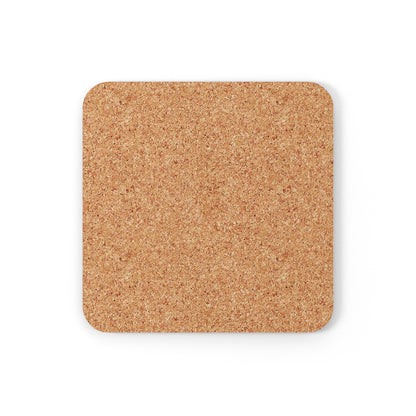 Frosty BeSculpt Corkwood Coaster Set of 4