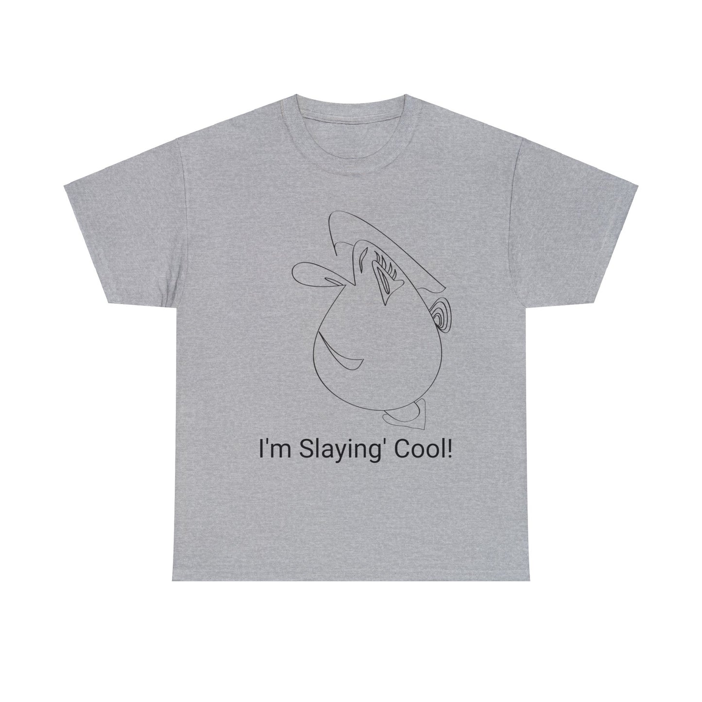 I'm Slayin' Cool! BeSculpt Unisex Heavy Cotton Tee