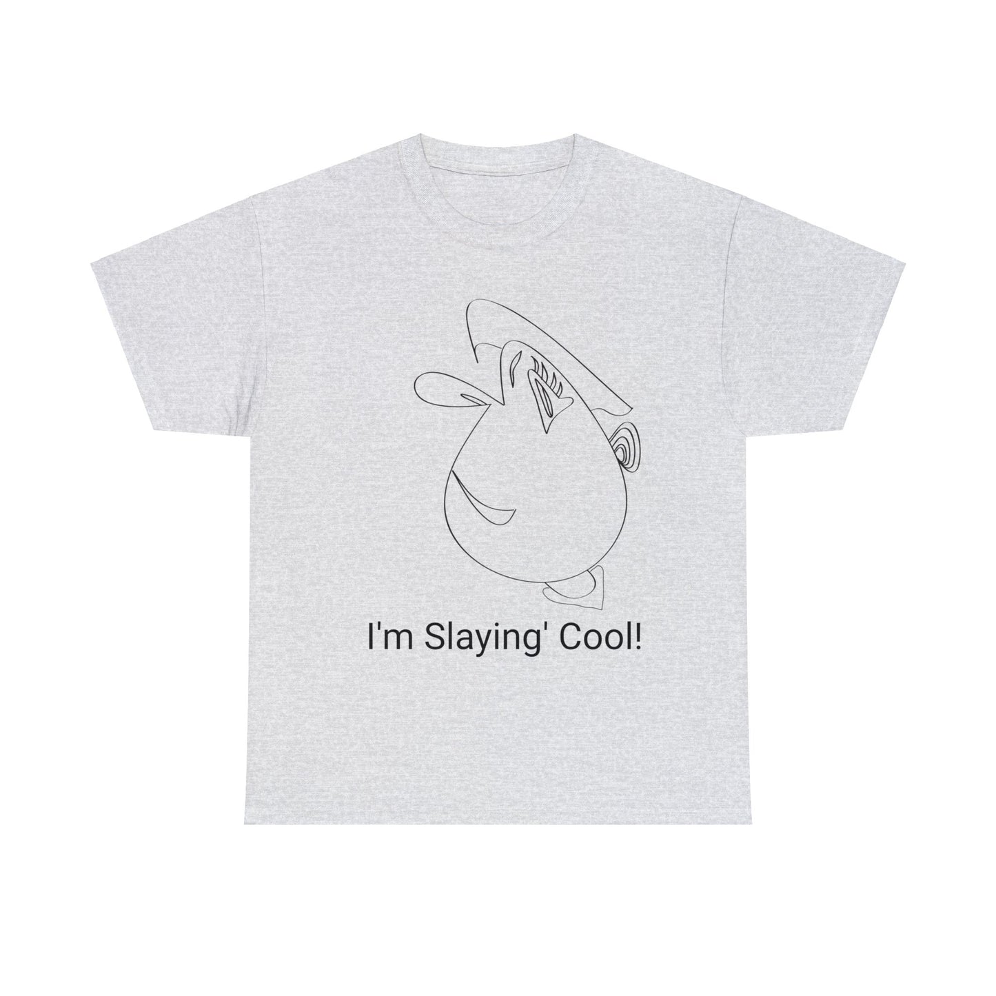 I'm Slayin' Cool! BeSculpt Unisex Heavy Cotton Tee