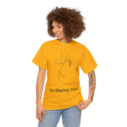 I'm Slayin' Cool! BeSculpt Unisex Heavy Cotton Tee