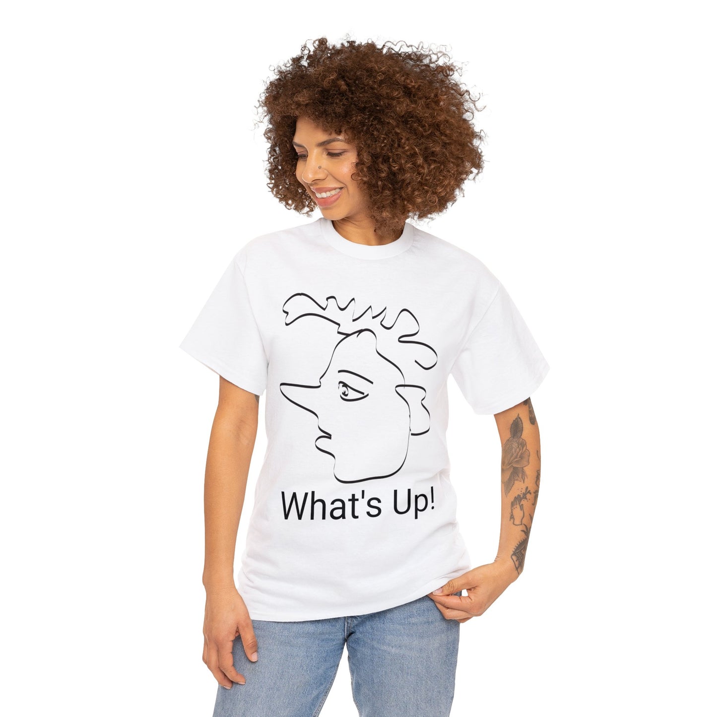 What's Up! BeSculpt Unisex Heavy Cotton Tee