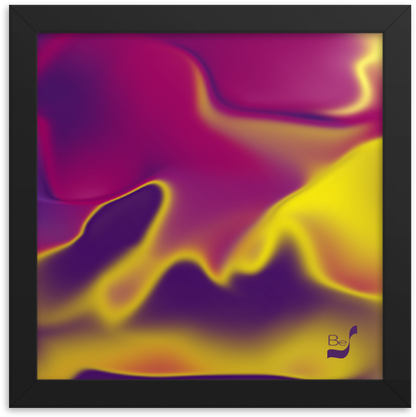 Primeval Kind BeSculpt Abstract Wall Art Framed
