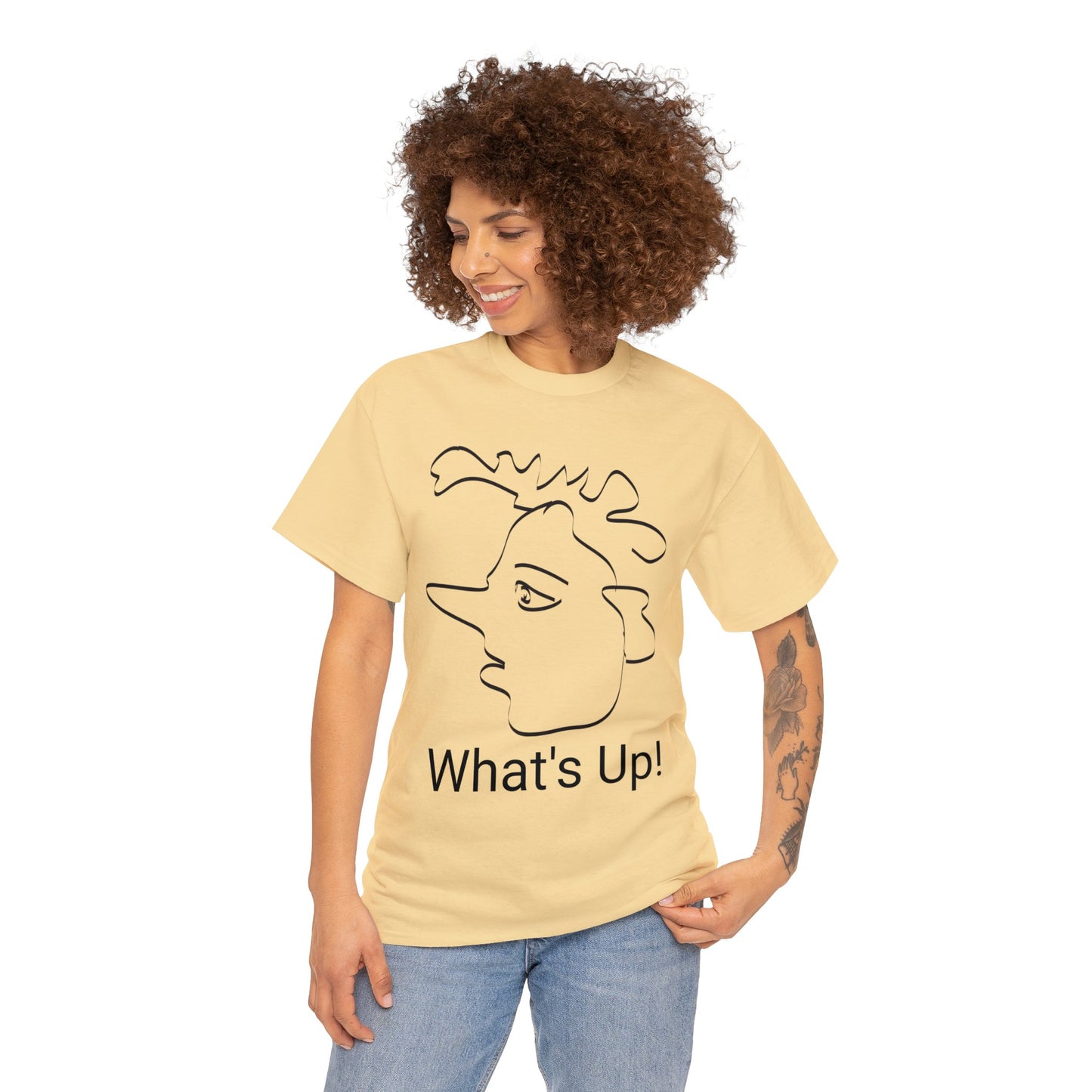 What's Up! BeSculpt Unisex Heavy Cotton Tee