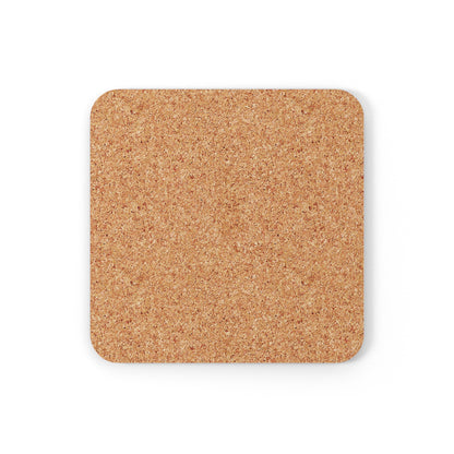 Rose BeSculpt Corkwood Coaster Set of 4