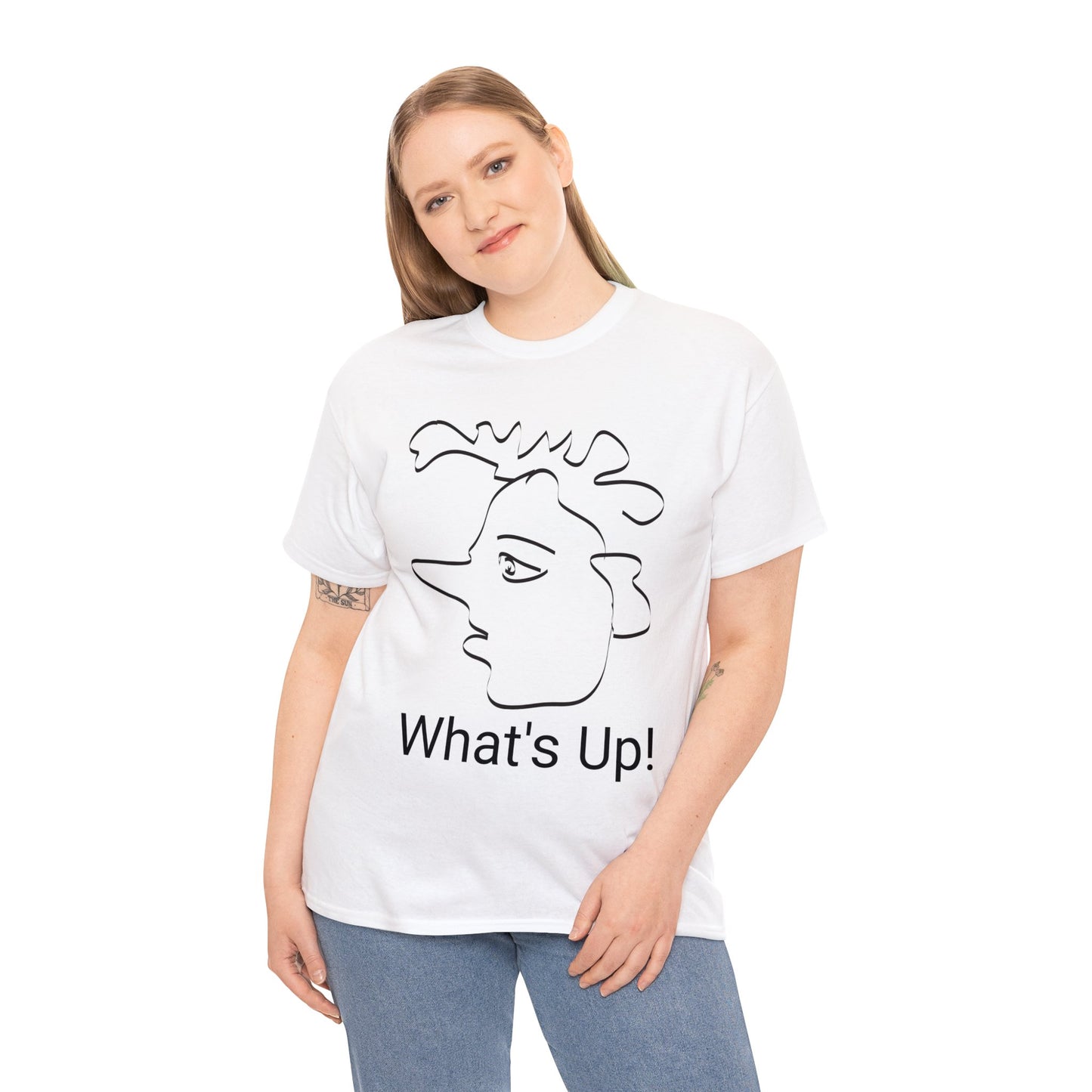 What's Up! BeSculpt Unisex Heavy Cotton Tee