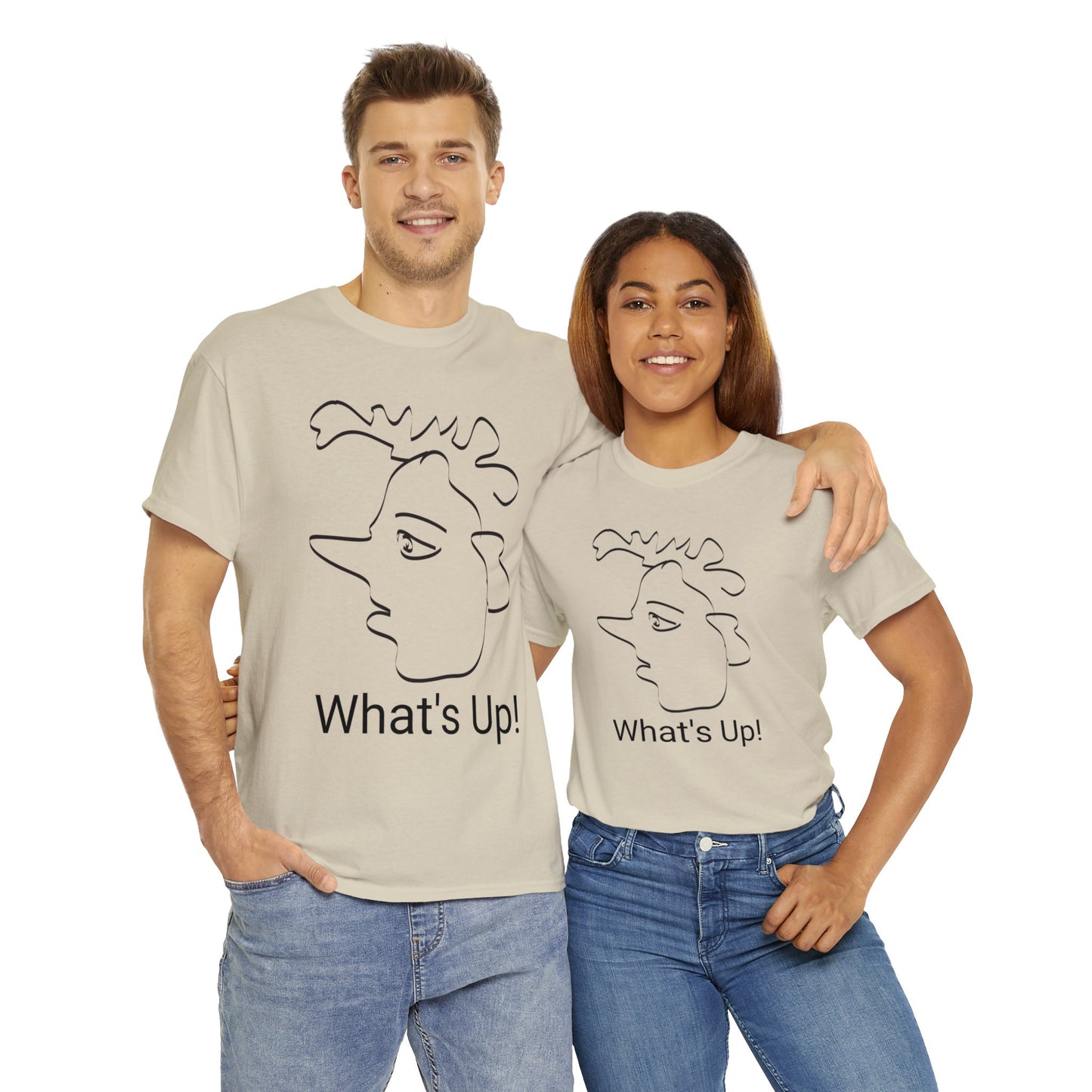 What's Up! BeSculpt Unisex Heavy Cotton Tee