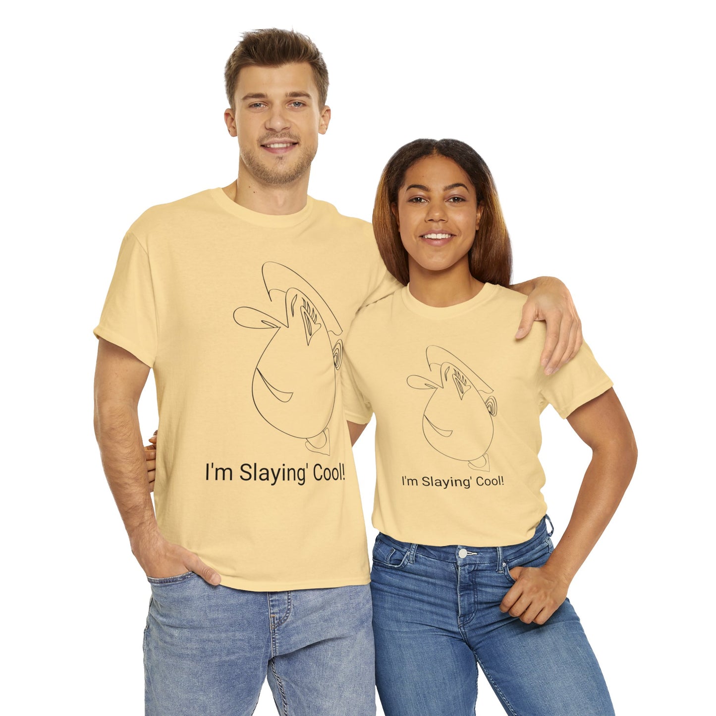 I'm Slayin' Cool! BeSculpt Unisex Heavy Cotton Tee