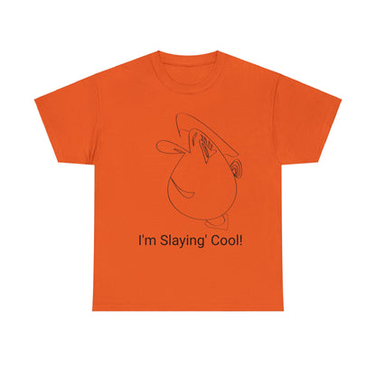 I'm Slayin' Cool! BeSculpt Unisex Heavy Cotton Tee