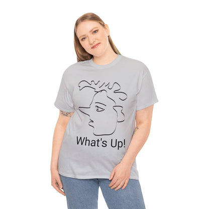 What's Up! BeSculpt Unisex Heavy Cotton Tee