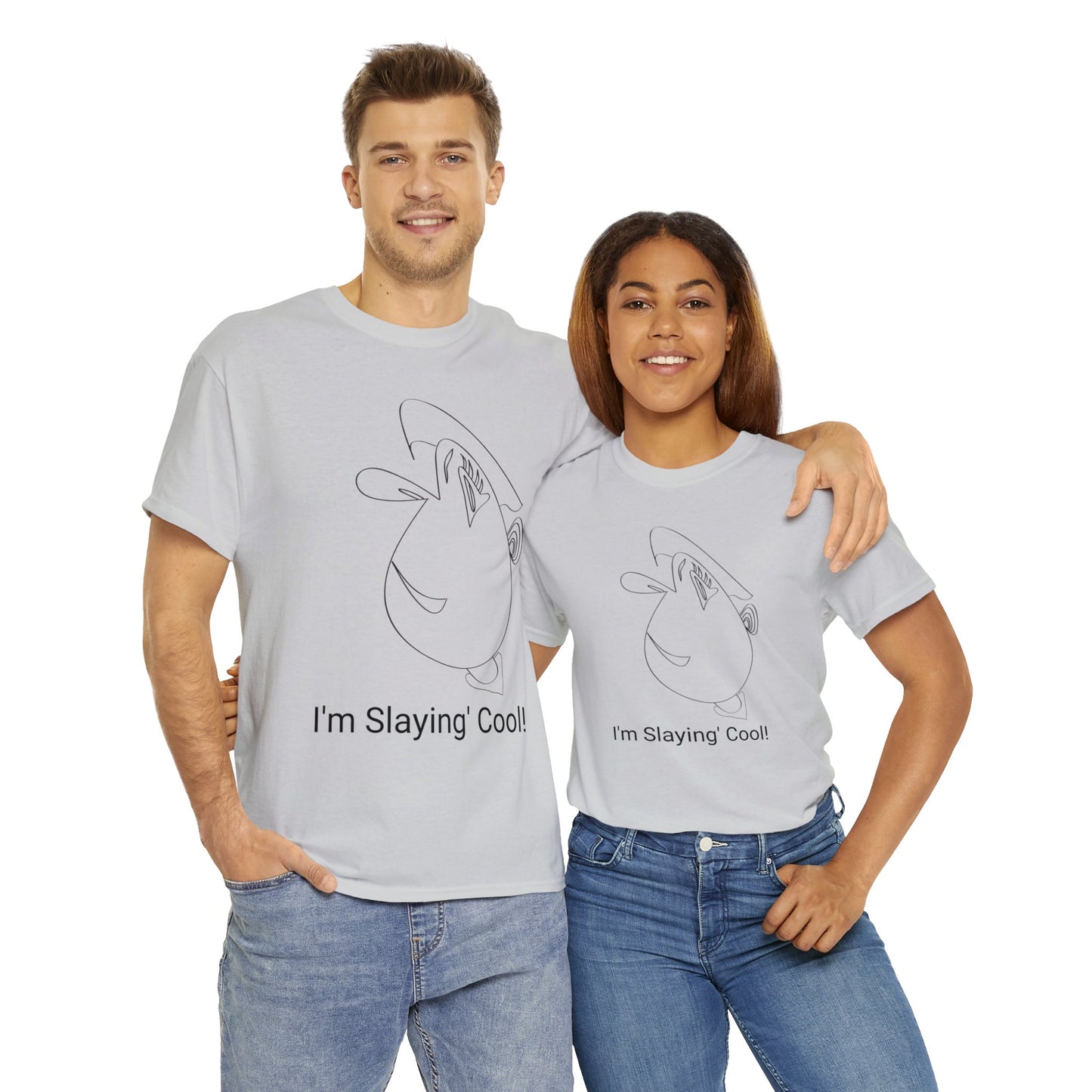 I'm Slayin' Cool! BeSculpt Unisex Heavy Cotton Tee