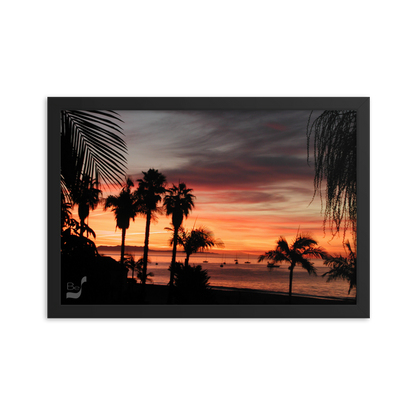 Early Sunrise BeSculpt Framed Photo-Art Seascape