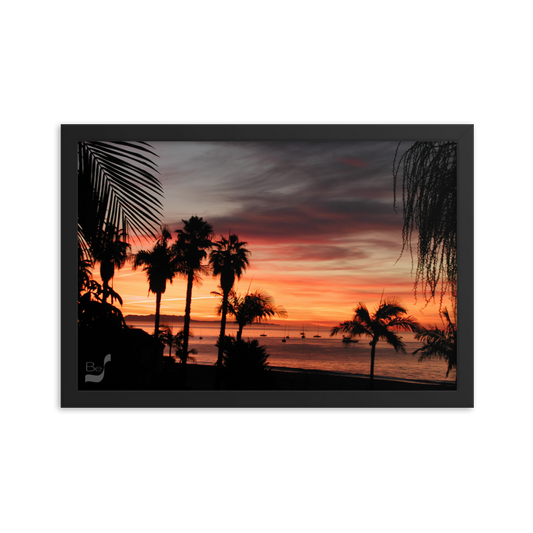 Early Sunrise BeSculpt Framed Photo-Art Seascape