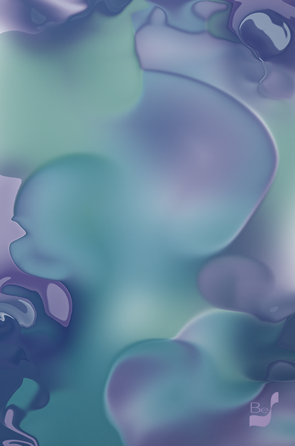 Fizz BeSculpt Abstract Art on Metal V